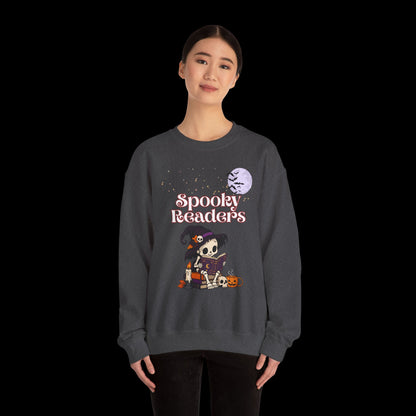 Spooky Readers Halloween Crewneck Sweatshirt