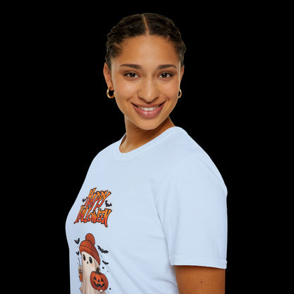 Happy Halloween Ghost Pumpkin T-Shirt
