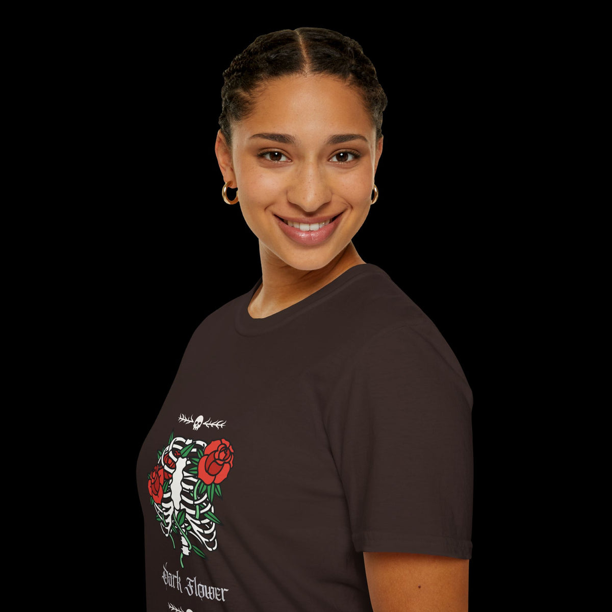 Dark Flower Skeleton T-Shirt