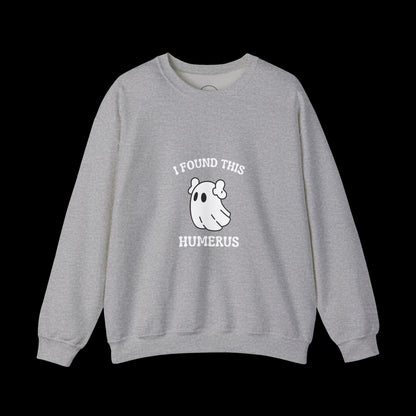 I Found This Humerus Halloween Ghost Sweatshirt