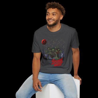 Spooky Night Halloween Haunted Forest T-Shirt
