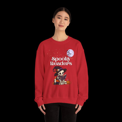 Spooky Readers Halloween Crewneck Sweatshirt