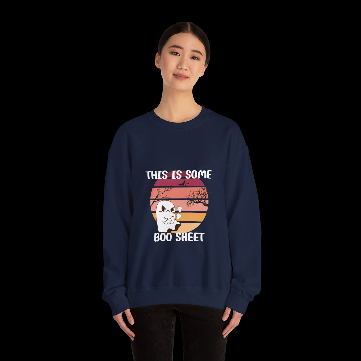 This Is Some Boo Sheet Halloween Crewneck Sweatshirt