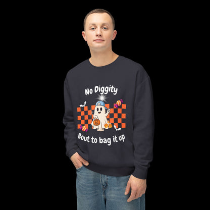 No Diggity Ghost Pumpkin Crewneck Sweatshirt