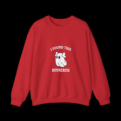 I Found This Humerus Halloween Ghost Sweatshirt