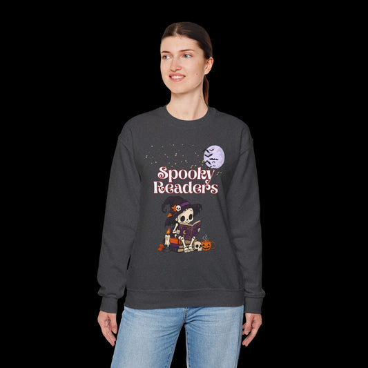Spooky Readers Halloween Crewneck Sweatshirt
