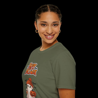 Happy Halloween Ghost Pumpkin T-Shirt