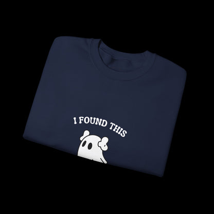 I Found This Humerus Halloween Ghost Sweatshirt