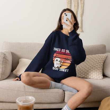 This Is Some Boo Sheet Halloween Crewneck Sweatshirt