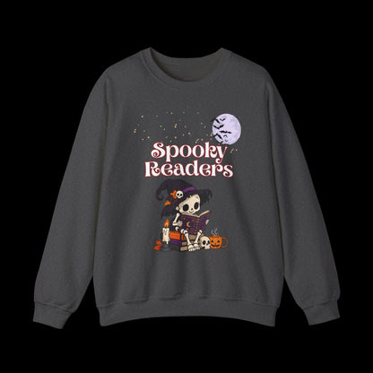 Spooky Readers Halloween Crewneck Sweatshirt