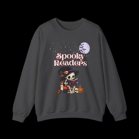 Spooky Readers Halloween Crewneck Sweatshirt