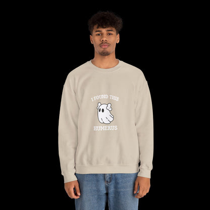 I Found This Humerus Halloween Ghost Sweatshirt