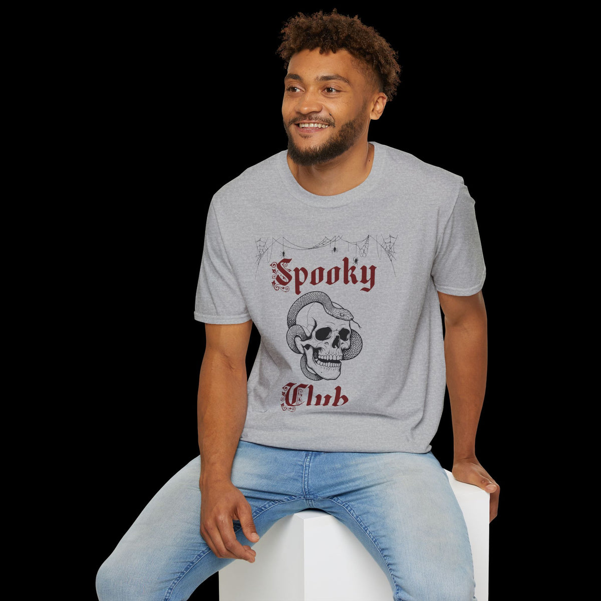 Spooky Club Skull Halloween T-Shirt