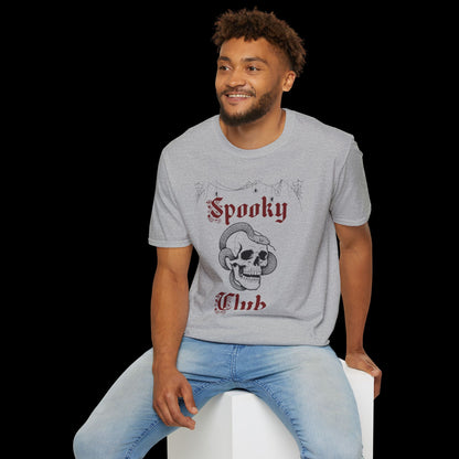 Spooky Club Skull Halloween T-Shirt