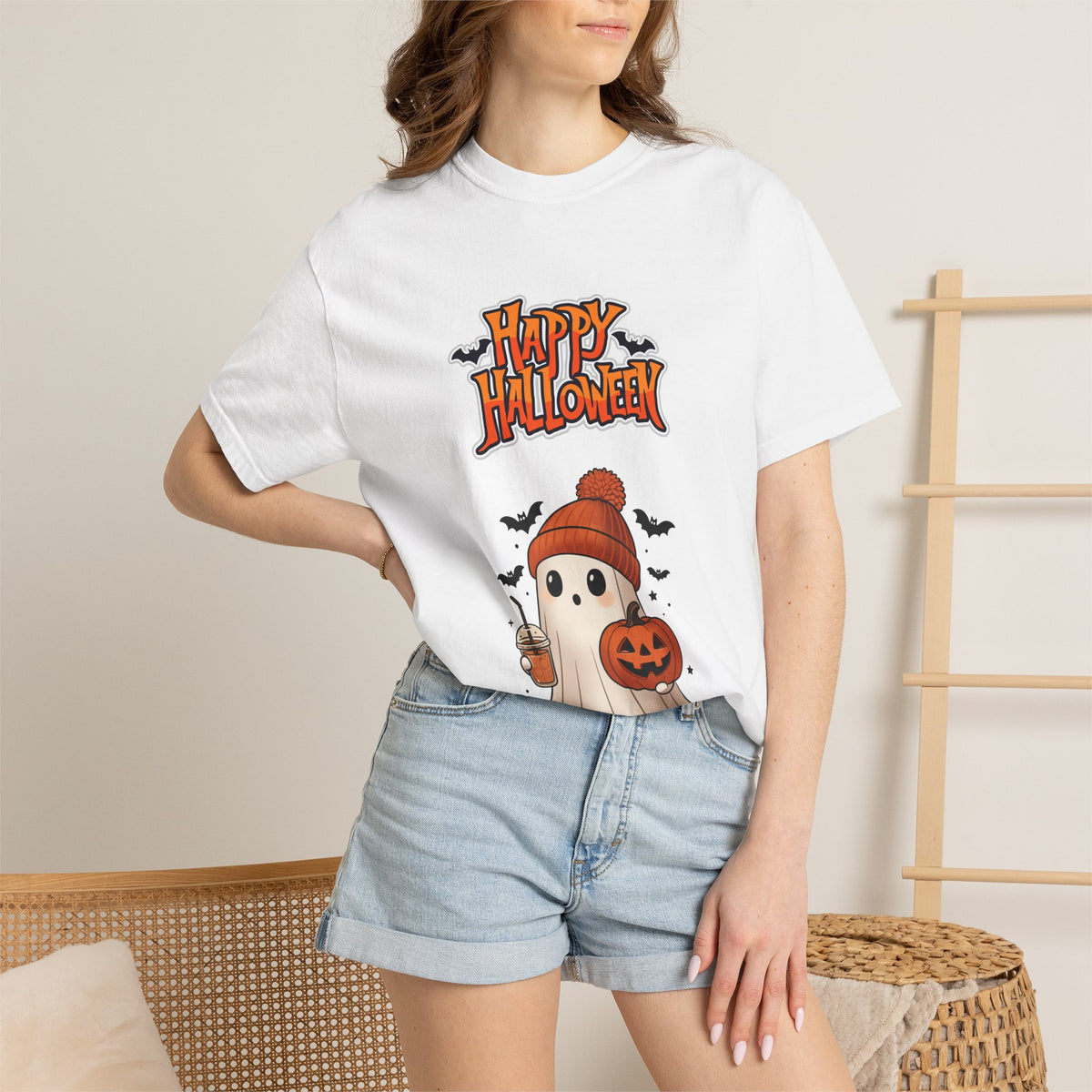 Happy Halloween Ghost T-Shirt