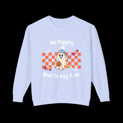 No Diggity Ghost Pumpkin Crewneck Sweatshirt