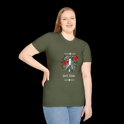 Dark Flower Skeleton T-Shirt