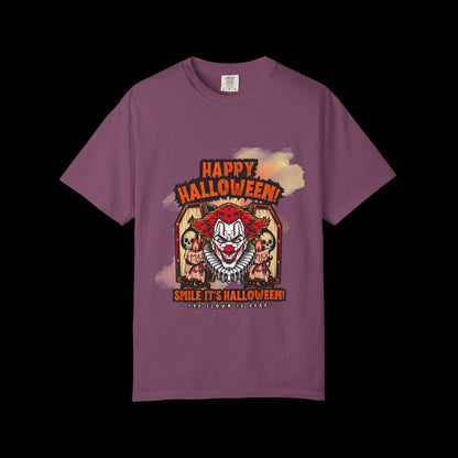Happy Halloween Clown Horror Graphic Tee