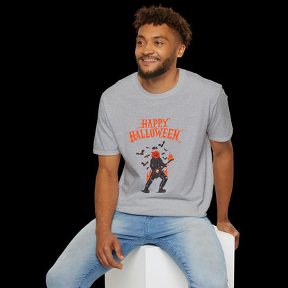 Happy Halloween Pumpkin Graphic T-Shirt