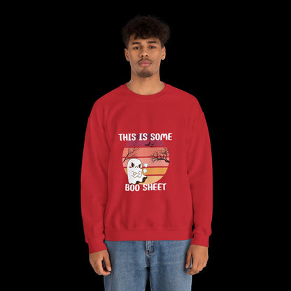 This Is Some Boo Sheet Halloween Crewneck Sweatshirt