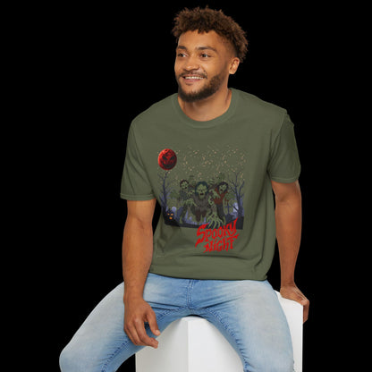 Spooky Night Halloween Haunted Forest T-Shirt