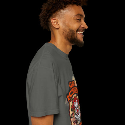 Happy Halloween Clown Horror Graphic Tee