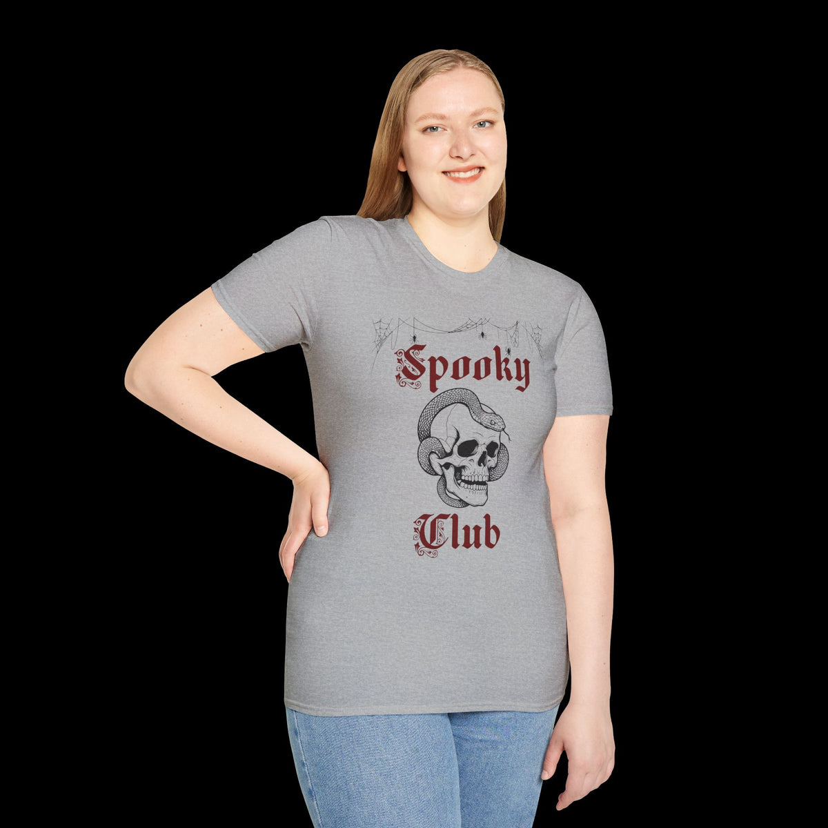 Spooky Club Skull Halloween T-Shirt