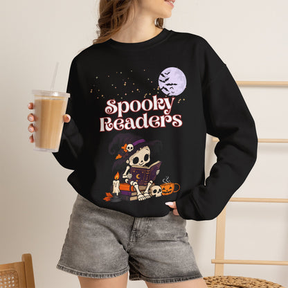 Spooky Readers Halloween Crewneck Sweatshirt
