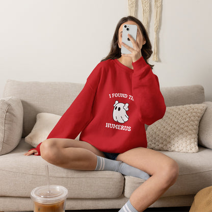 I Found This Humerus Halloween Ghost Sweatshirt