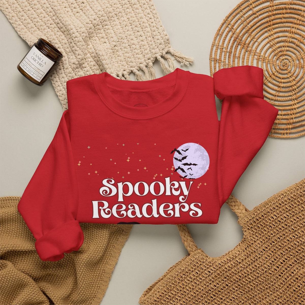 Spooky Readers Halloween Crewneck Sweatshirt