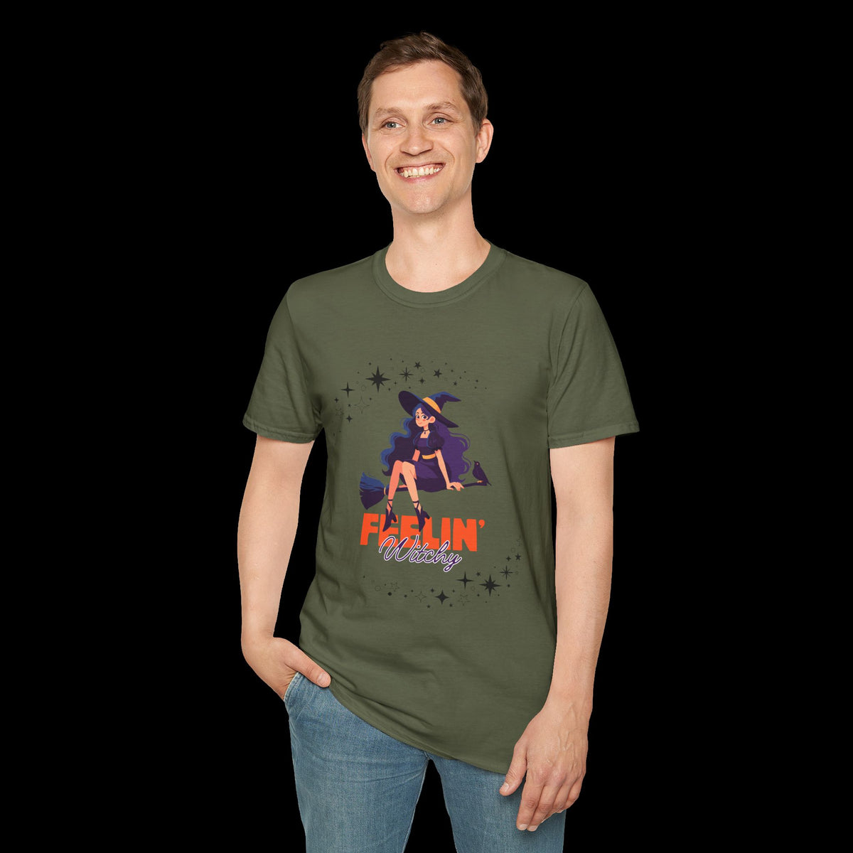 Feelin’ Witchy Halloween T-Shirt