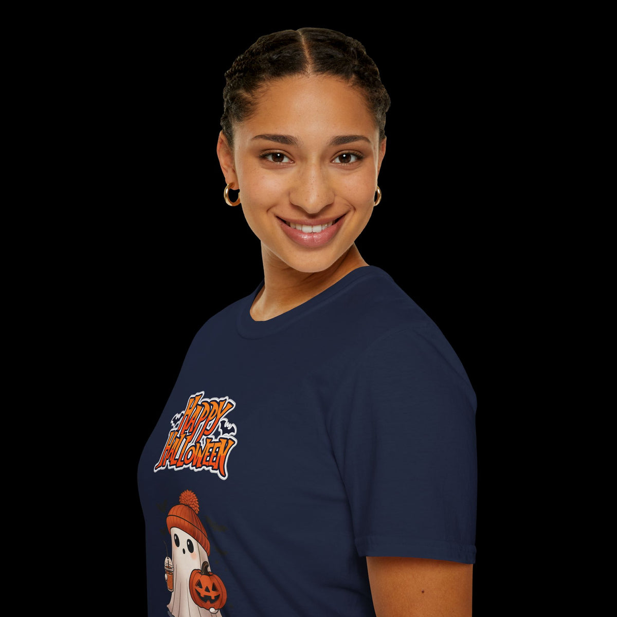 Happy Halloween Ghost Pumpkin T-Shirt