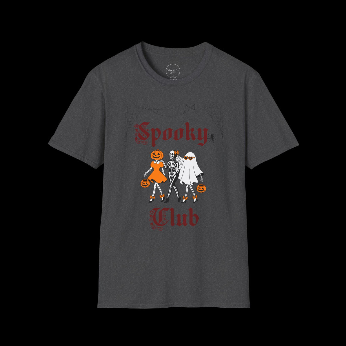Spooky Club Halloween Graphic T-Shirt