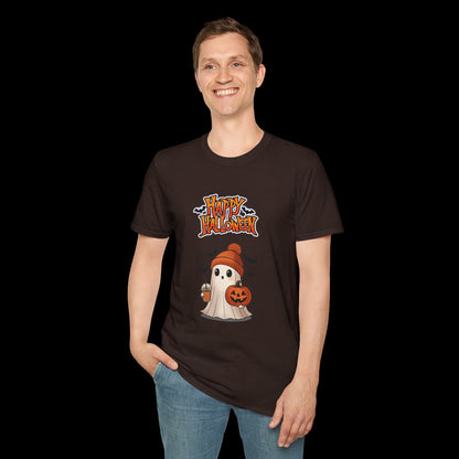 Happy Halloween Ghost Pumpkin T-Shirt