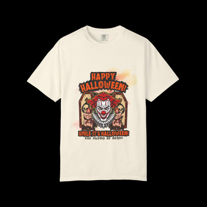 Happy Halloween Clown Horror Graphic Tee