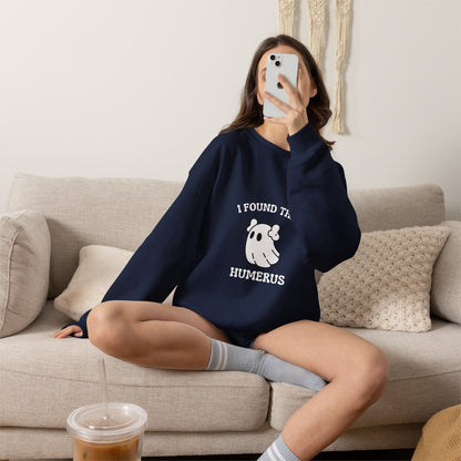 I Found This Humerus Halloween Ghost Sweatshirt