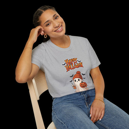 Happy Halloween Ghost Pumpkin T-Shirt