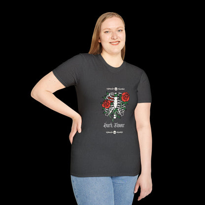 Dark Flower Skeleton T-Shirt