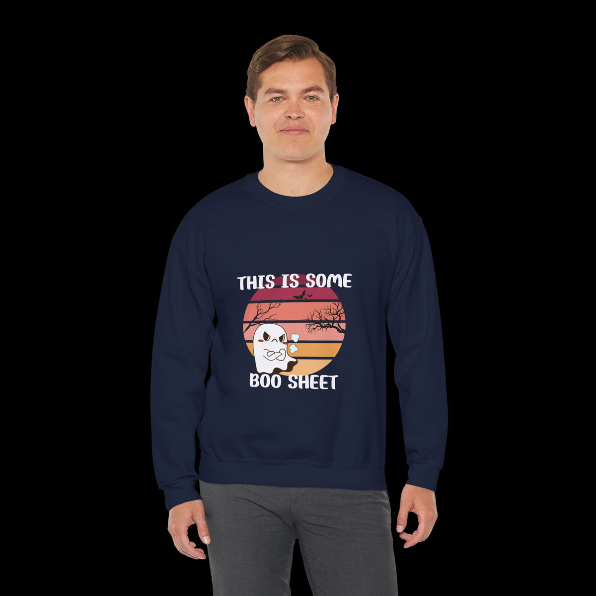 This Is Some Boo Sheet Halloween Crewneck Sweatshirt