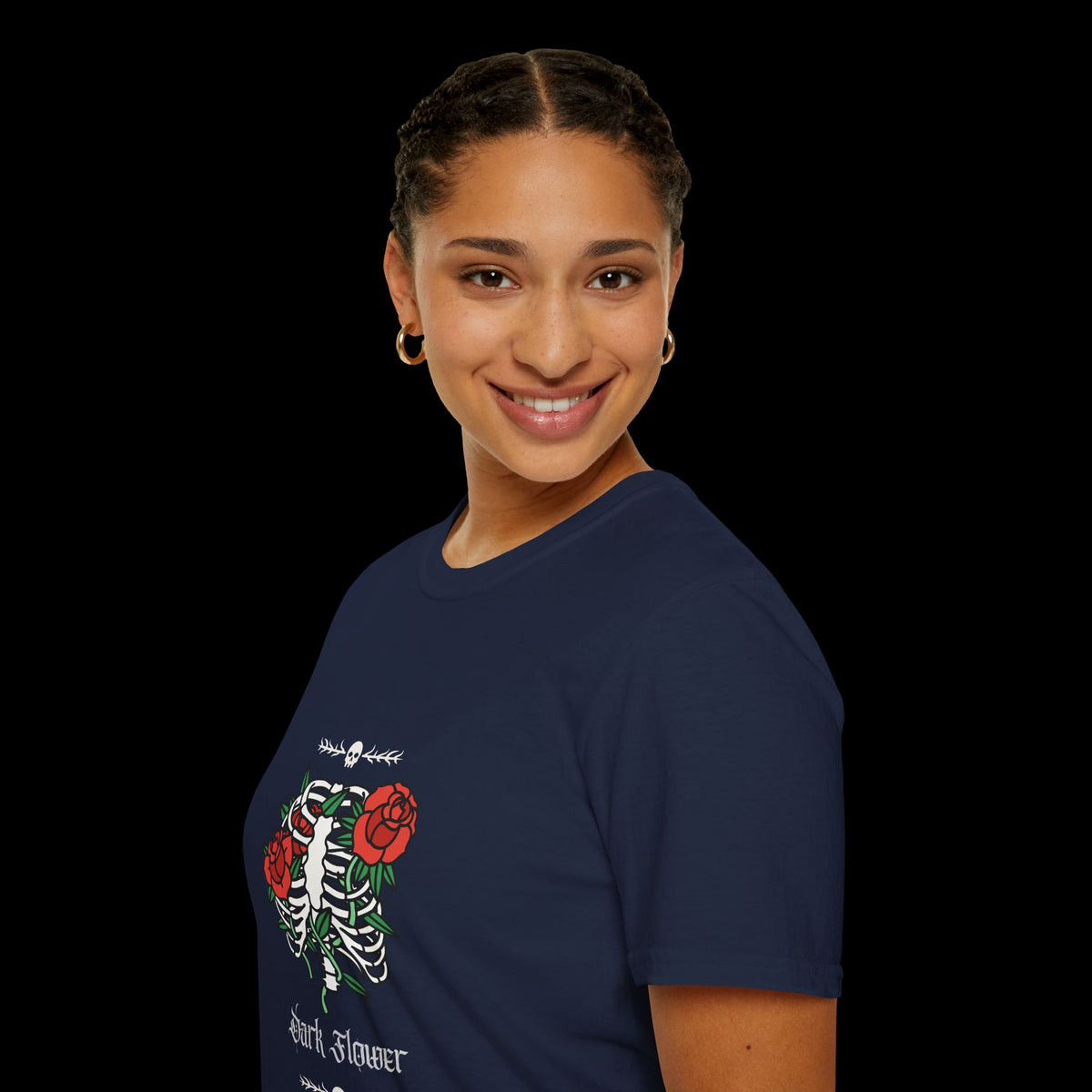 Dark Flower Skeleton T-Shirt