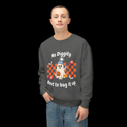 No Diggity Ghost Pumpkin Crewneck Sweatshirt