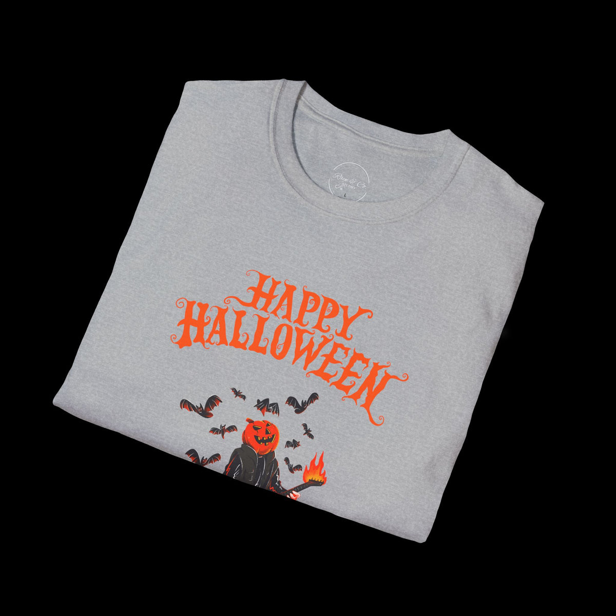 Happy Halloween Pumpkin Graphic T-Shirt