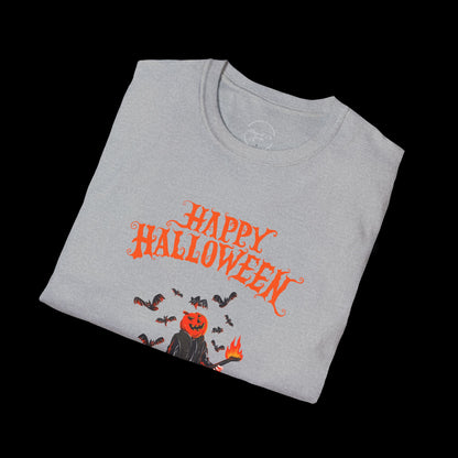 Happy Halloween Pumpkin Graphic T-Shirt