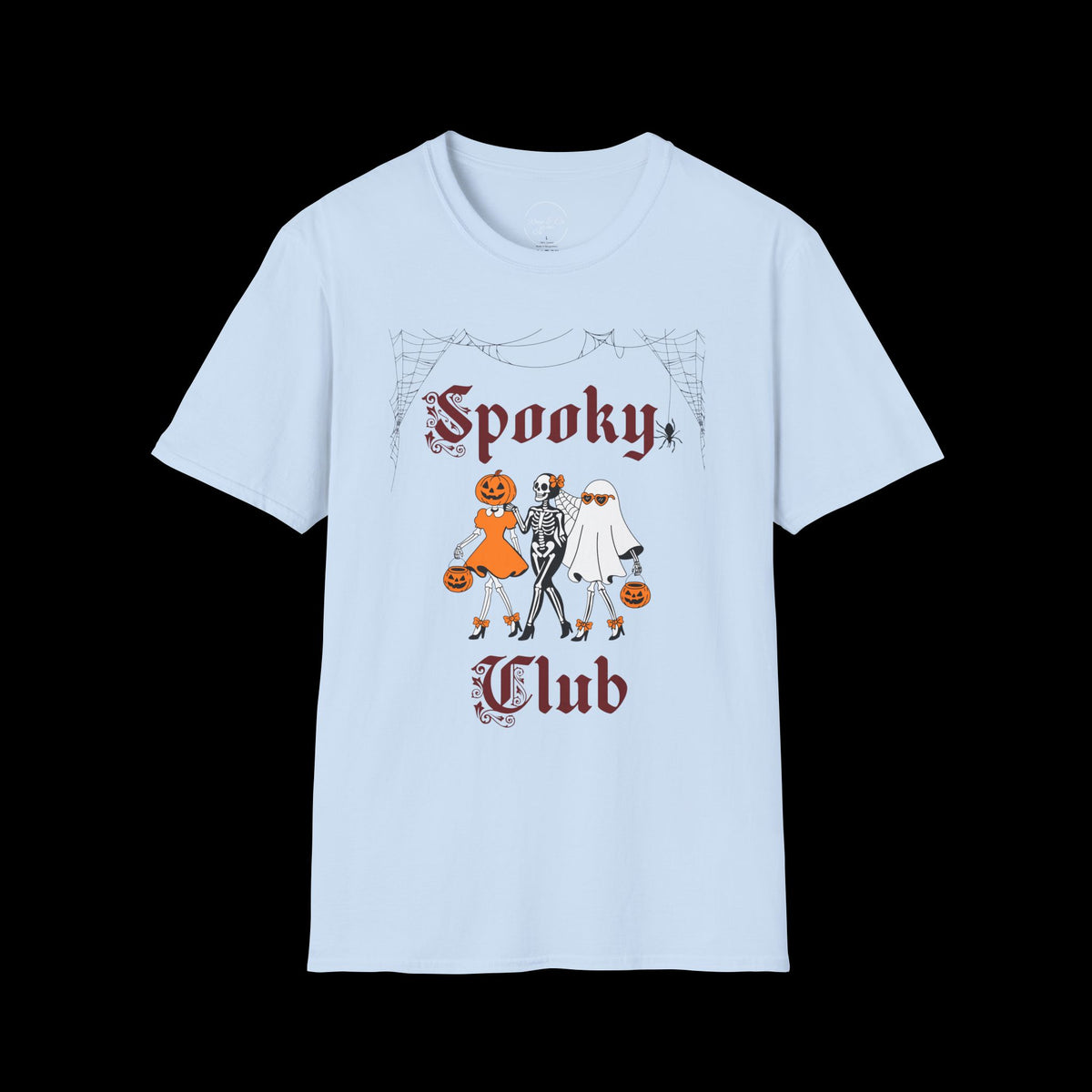 Spooky Club Halloween Graphic T-Shirt