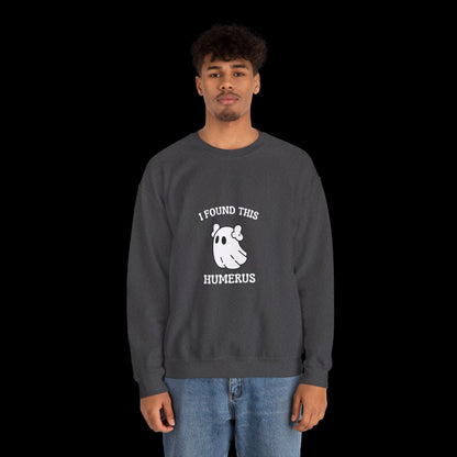 I Found This Humerus Halloween Ghost Sweatshirt