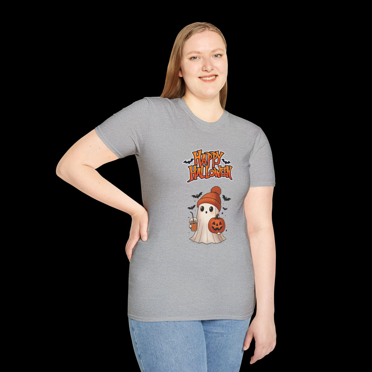 Happy Halloween Ghost Pumpkin T-Shirt