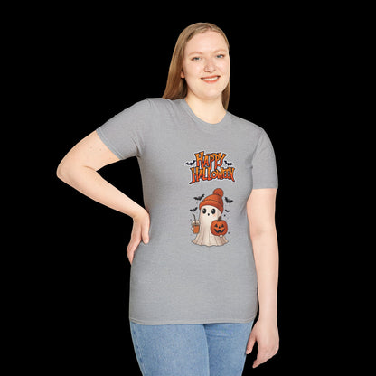 Happy Halloween Ghost Pumpkin T-Shirt