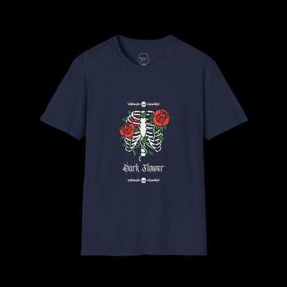 Dark Flower Skeleton T-Shirt