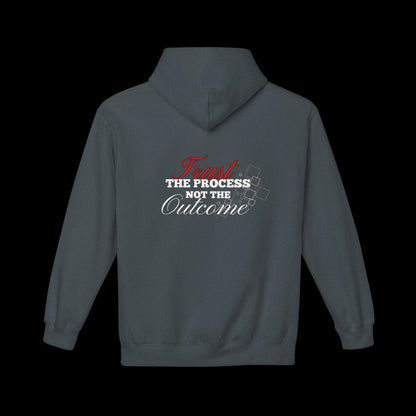 Fleece Hoodie Trust the Process Not the Outcome