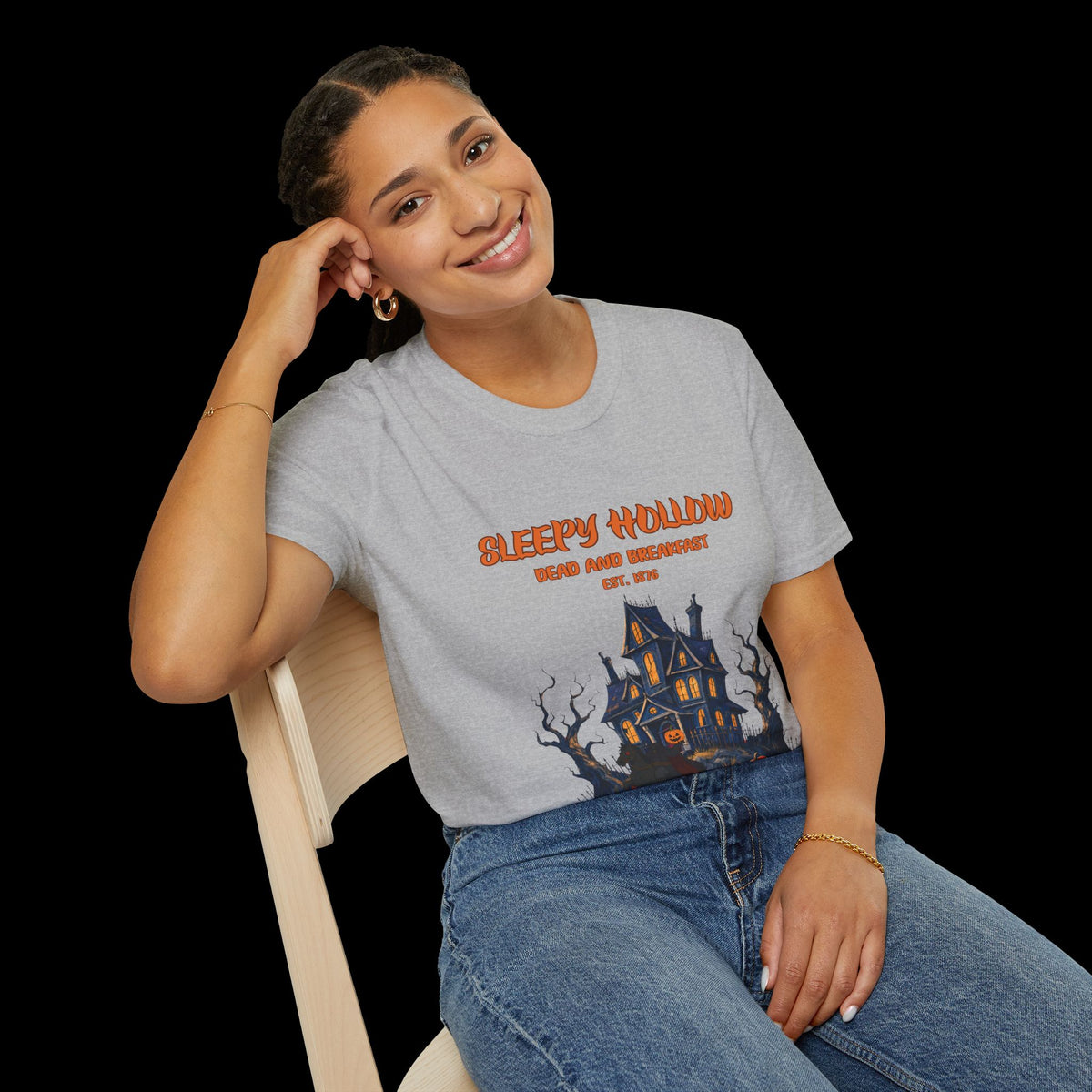 Sleepy Hollow Haunted House Halloween T-Shirt